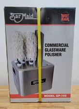 Bar Maid GP-100 5 Brush Upright Bar Glass Polisher Machine -NEW SEALED IN BOX