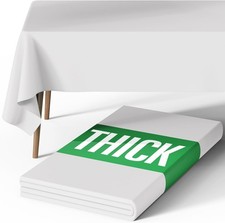 Rectangle Table Cloth 60" x 84"   Durable Polyester Tablecloth Offers Reusable 