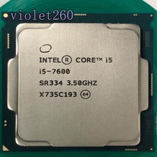 7Th Gen Intel Core i5-7600 LGA 1151 CPU Processor 3.50GHz Quad-core SR334