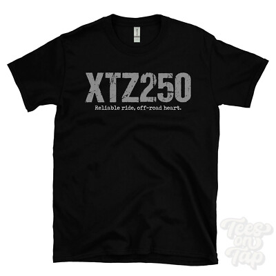 XTZ250: Zuverlässige Fahrt, Offroad Herz T-Shirt Motorrad Biker