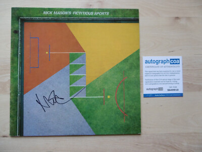 Nick Mason ''Pink Floyd'' Original Autogramm signed LP-Cover Vinyl ACOA