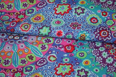 Pink  Quilting Fabrics 1//2 Yard Kaffe Fassett Millefiore