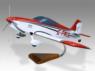 Van's Vans RV-6 G-PWUL Desk Wood Airplane New Model Large