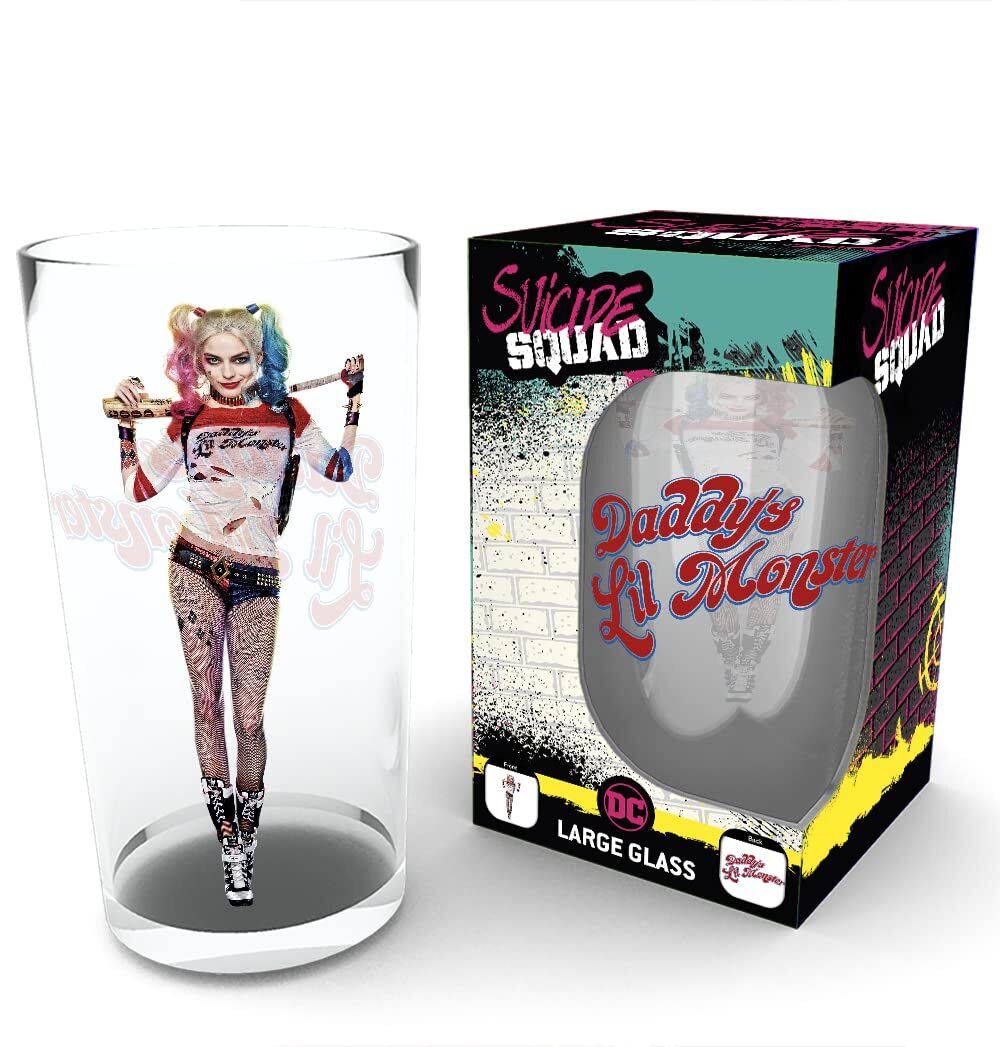 Dc Comics Glass XXL 400ml Harley Box  Bicchiere ABYSTYLE