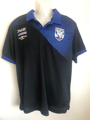 Canterbury Bulldogs NRL Men's Short Sleeve supporters Polo Shirt Size 2XL | eBay
