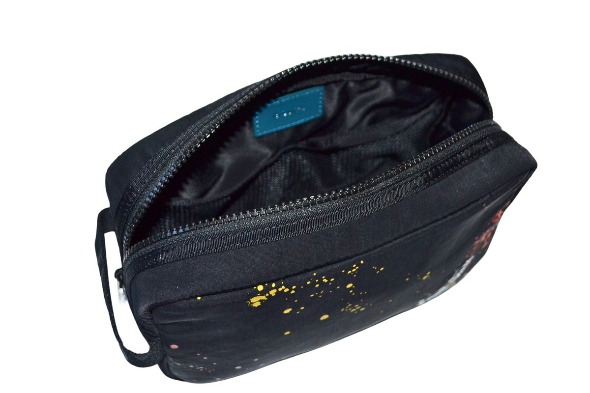 Borsa Da Viaggio Per Lavabo Paul Smith - Nuova Con Etichette - Cotone Con Finiture In Pelle Multicolore