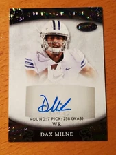 2021 SAGE Aspire Silver #ASP75 Dax Milne BYU Washington Rookie WR Auto <25