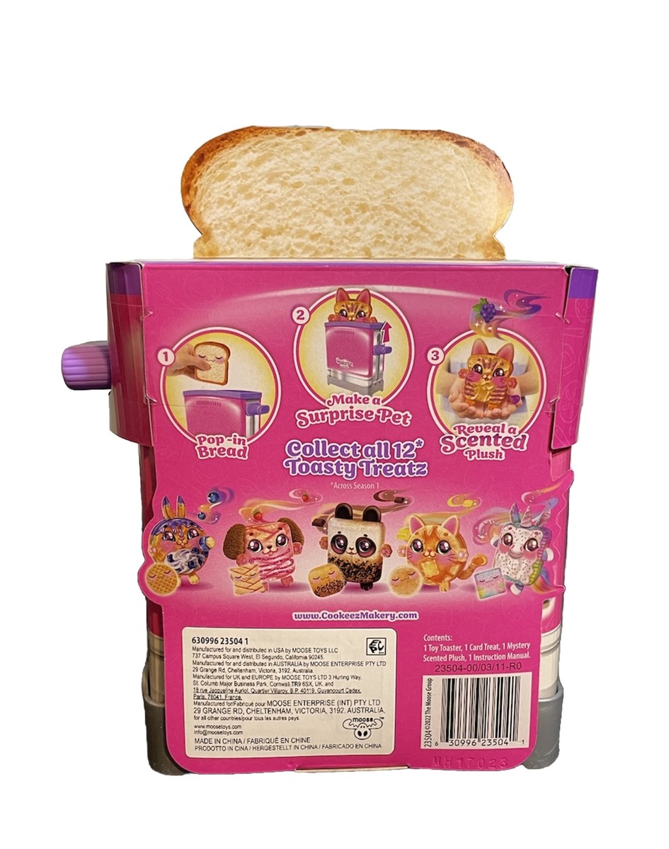 Cookeez Makery Toasty Treatz Toaster Oven Scented Plush Dolls