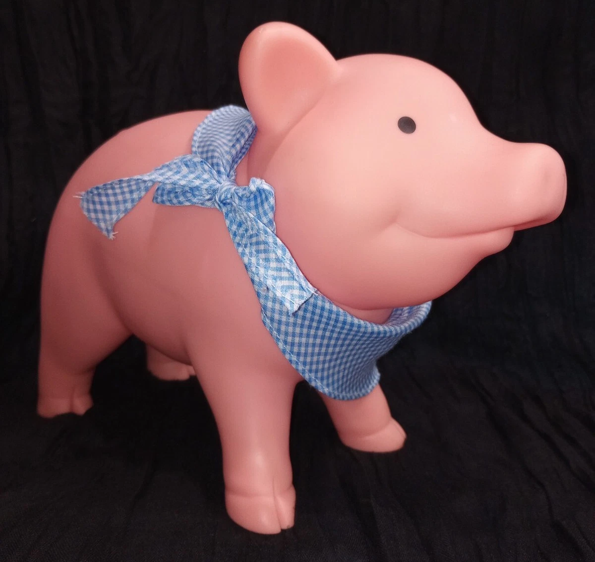 Penny The Pink Rubber Piggy Bank with Bandana eBay