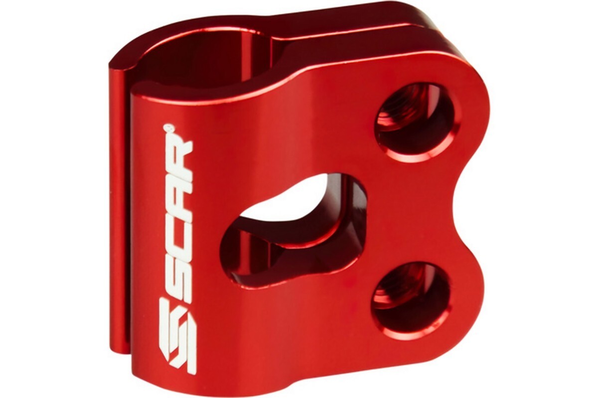 Fixation de durite de frein avant universelle rouge pour moto tout-terrain