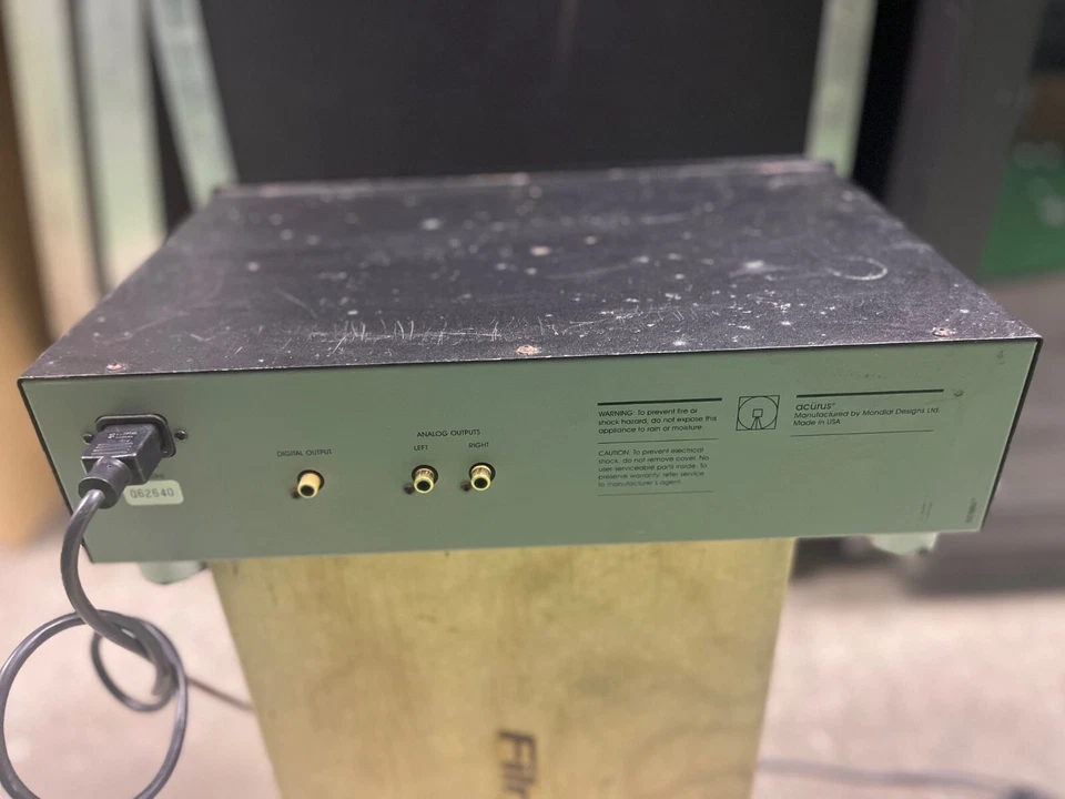 Reproductor de discos compactos Acurus ACD 11 Foto 3 de 4