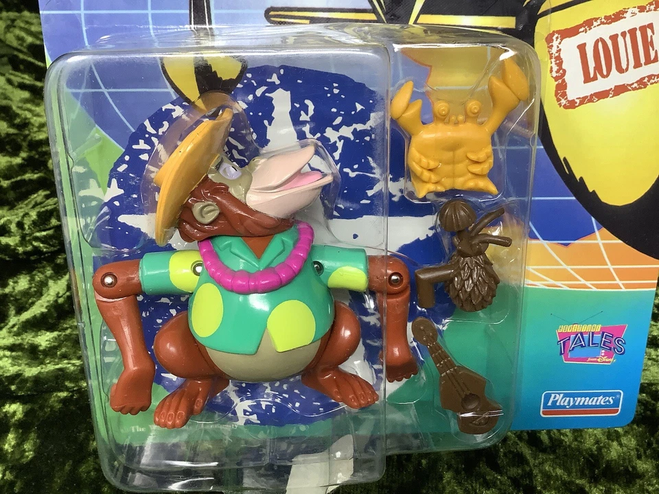 1991 年迪士尼故事旋转路易可动人偶玩伴密封未打孔 — 第 4/4 张图片