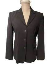 J. Crew Womens Blazer Jacket Wool Black Career Work Size 6