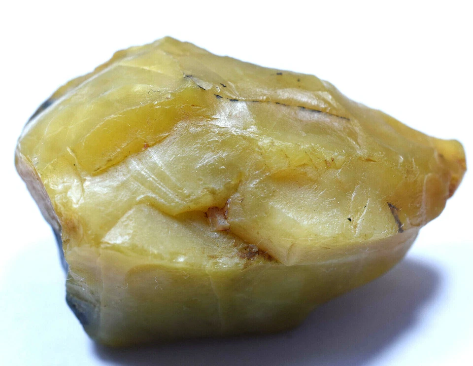 Натуральный желтый опал 225,85 карата австралийский необработанный высшего качества лучший необработанный образец - Изображение 2 из 4