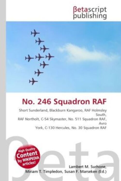 Lambert M. Surhone (u. A.) | No. 246 Squadron Raf | Taschenbuch |