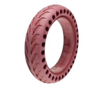 Vollgummi Reifen 8,5x2 Rot für Elektroroller E-Scooter XIAOMI M365 NINEBOT 8,5