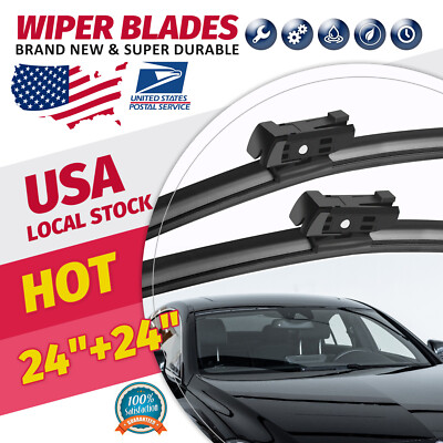 All Season 24''+24'' Windshield Wiper Blades For Benz C&E Class 14-16 TOP Quality