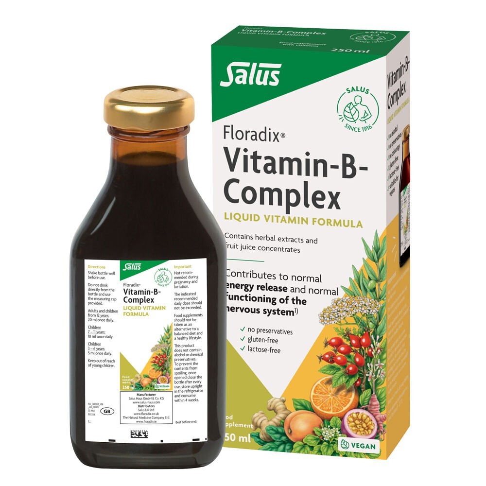 Floradix Vitamin B Complex 250 ml Liquid Formula