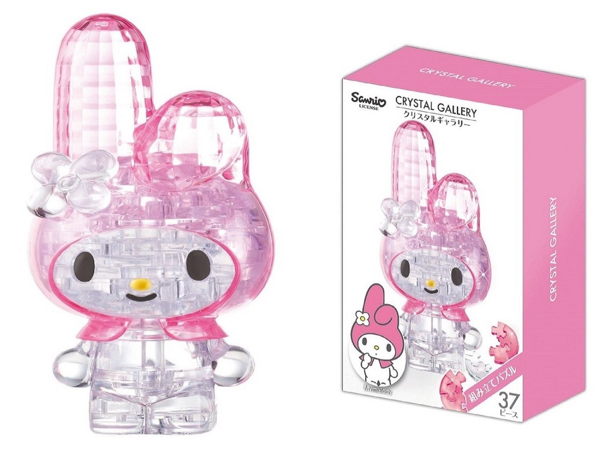 My Melody Crystal Gallery My Melody 37 pieces 3D Puzzle Sanrio