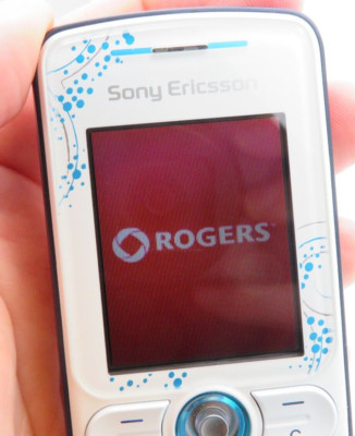 Vintage Sony Ericsson W200a Cellular Phone Cellphone, Walkman Rogers AT&T
