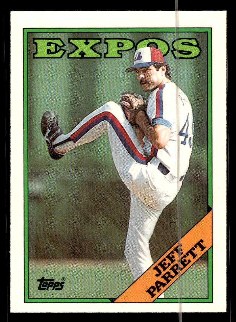 Jeff Parrett 1988 Topps Tiffany #588   Montreal Expos