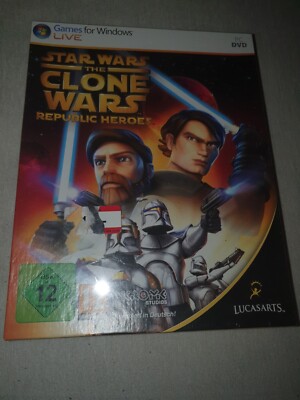 Star Wars The Clone Wars Republic Heroes PC Games for Windows Live New sealed