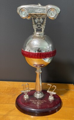 Vintage Racing Trophy 1972 Racecar NASCAR F1 Man Cave