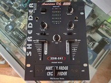 AMERICAN DJ AUDIO PREAMP MIXER XDM-241 SHREDDER SCRATCH MIXER
