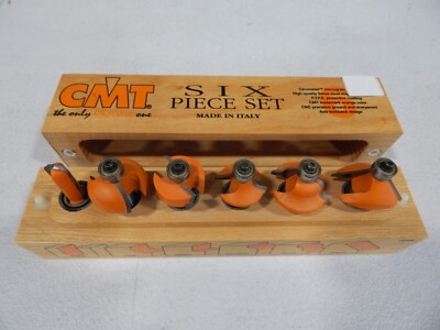 CMT Orange Tools 6-Pc. Router Bit Set 1/2'' Shank 800.504.11