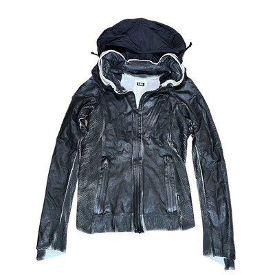 Used L.G.B. Le Grand Bleu Bono 3 Leather Jacket Size 1 Black Used L.G.B. Le Grand Bleu Bono 3 Leather Jacket Size 1 Black