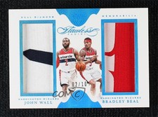 2015 Flawless Dual Diamond Memorabilia Sapphire 2/10 Bradley Beal John Wall 3d3