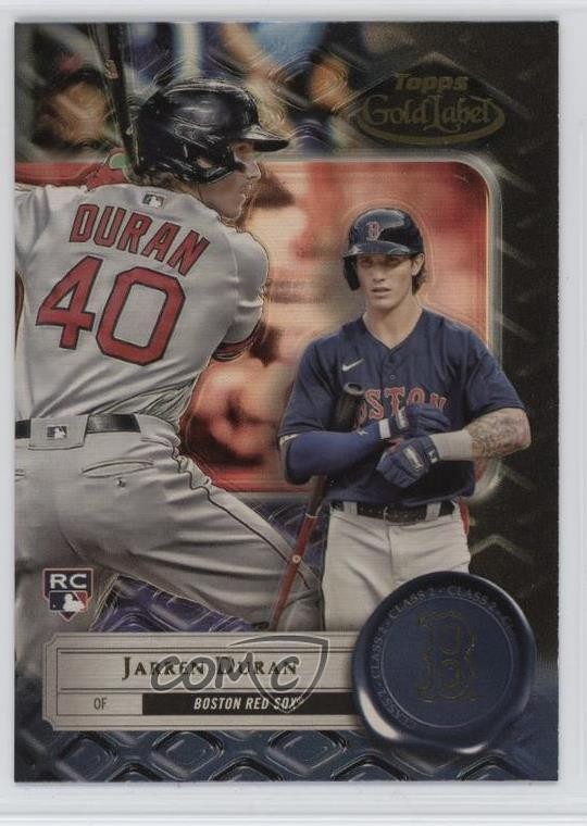 2022 Topps Gold Label Class 2 Black Jarren Duran #15 1t2c