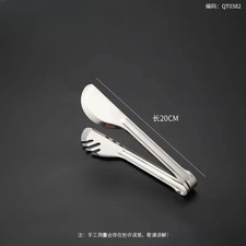 304 Stainless Steel Kitchen Clamp Food Grade Outdoor BBQ Clamp Steak Clamp Bread