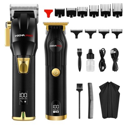 Hair Clippers for Men T Liners Hair Trimmer Set, Professional Cordless Rechar...
