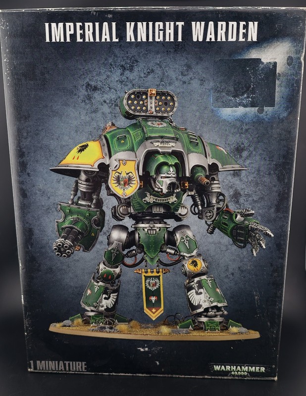 Games Workshop Warhammer 40K Imperial Knight Warden Miniature NEW Open Box
