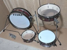 Tama Club-JAM Pancake 4pc Drum Set Burgundy Walnut Wrap