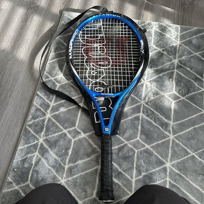 Wilson - Mach Pro - L3 - 4 3/8 - Oversize Double X - Tennisschläger Blue Titanium