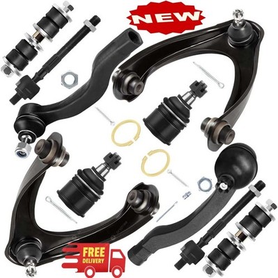 Kit de suspensión delantera de 10 piezas compatible con brazo de control superio