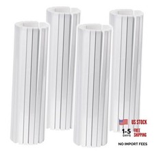 Garage Wall Protector for Car Doors, 4 Pack Column Pole Protect White - Column