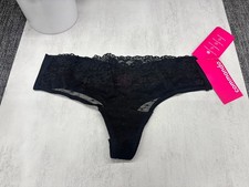 Commando Black Lace Thong Panties XS NWT