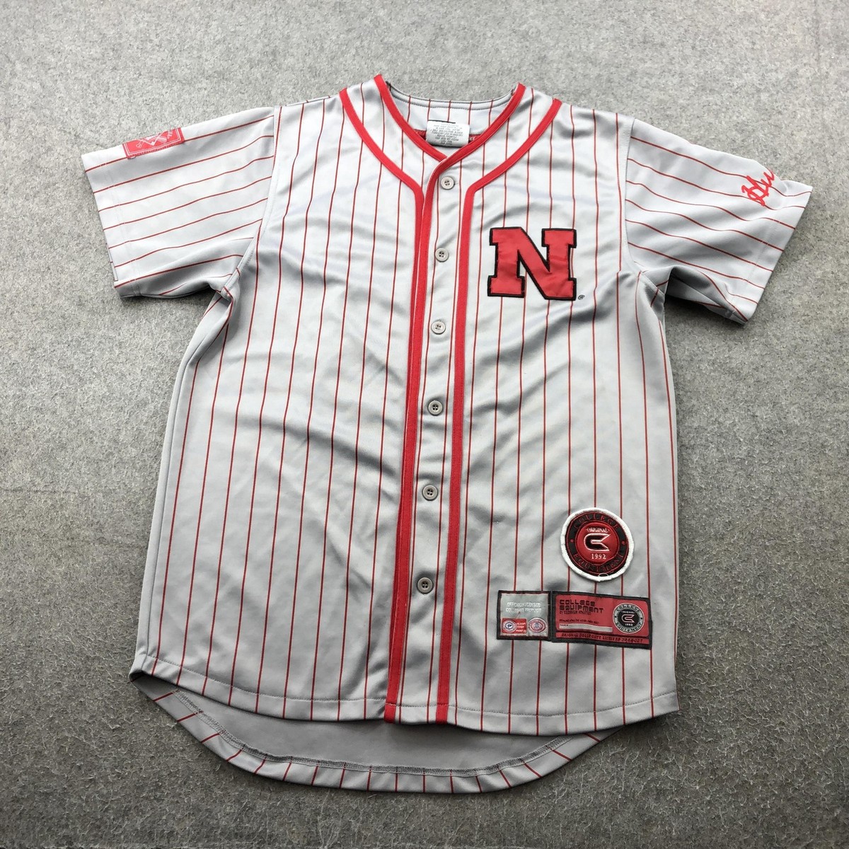 Nebraska Cornhuskers Baseball Jersey Mens Medium NCAA