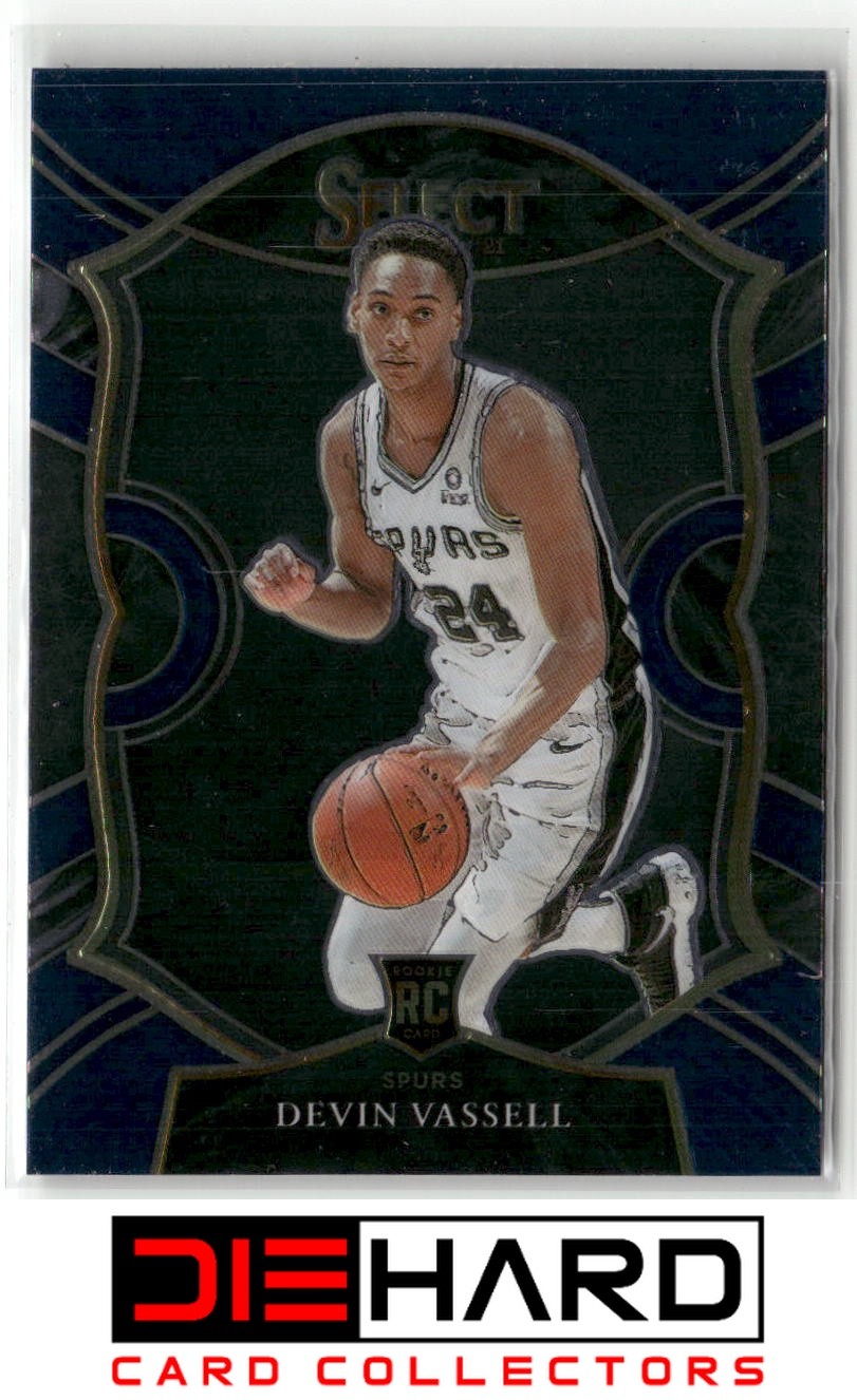 2020-21 Panini Select #71 Devin Vassell Blue San Antonio Spurs