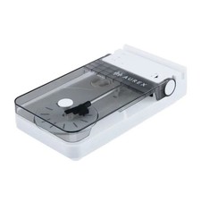 Aurex AX-RP10W Bluetooth Record Player White 6.3x2.8x11.8 Inch With Storage Bag