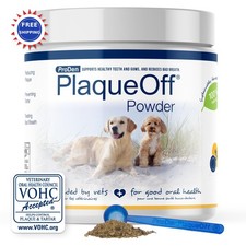 Plaque Off Powder for Pets 420g ProDen PlaqueOff Breath Freshener Tartar Remover