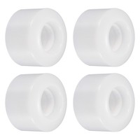 4 StüCk 55Mm Longboard Rollen Skateboard Rad StraßE Rollen 80A Weiß