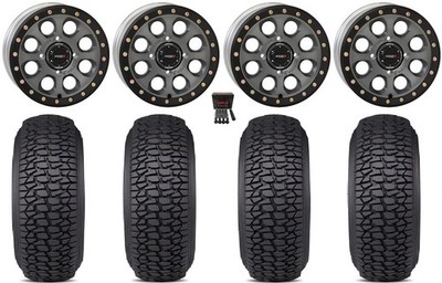System 3 SB-7 15'' Wheels Titanium (4+3) 33'' Regulator 2 Tires RZR XP 1K / PRO XP