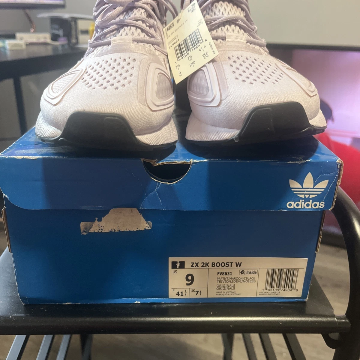 Adidas ZX 2K Boost Purple Tint W for sale | eBay