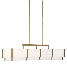 Savoy House 1-2332-8 Orleans 8 Light 58"W Linear Chandelier - Gold