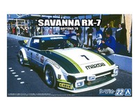 Aoshima Das Modellauto Nr. 22 Mazda SA22C RX-7 Daytona 1979 1:24 Plastikmodell