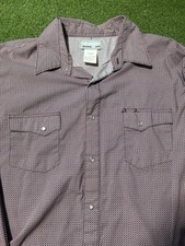 Wrangler Shirt Men XL Red Pearl Snap Western Vintage Cowboy Yoke